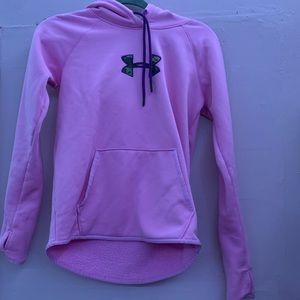 pink Under Armour sweatshirt